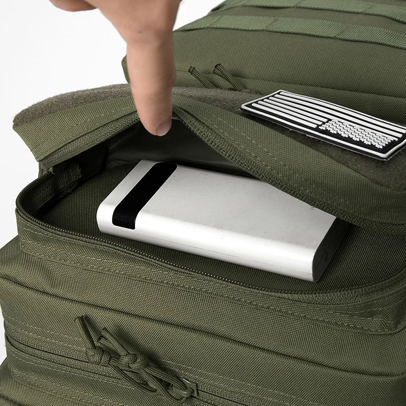 DulBackpack MOLLE-Rucksack, Tarngrau, 45 l