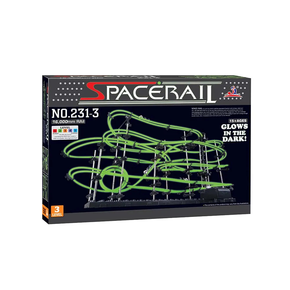 Boule de montagnes russes lumineuse Spacerail, labyrinthe de course, jeux de piste de course, niveau 2 3 4, modèle d'ascenseur électrique, jouet scientifique éducatif by LSDLBoutique.ch