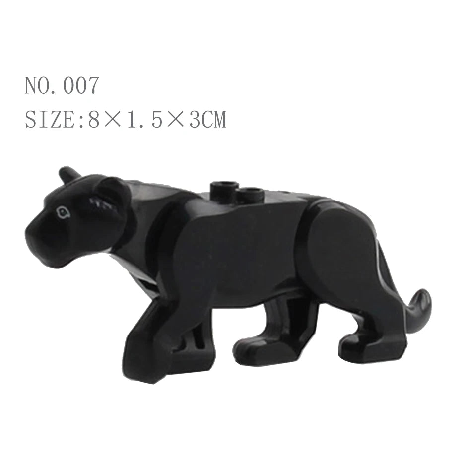 Blocs De Construction Animaux Crocodile Léopard Modèle Éducatif Briques Pour Enfants Jouets by LSDLBoutique.ch