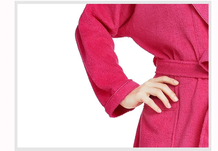 Robe de bain Unisexe Éponge Lavande