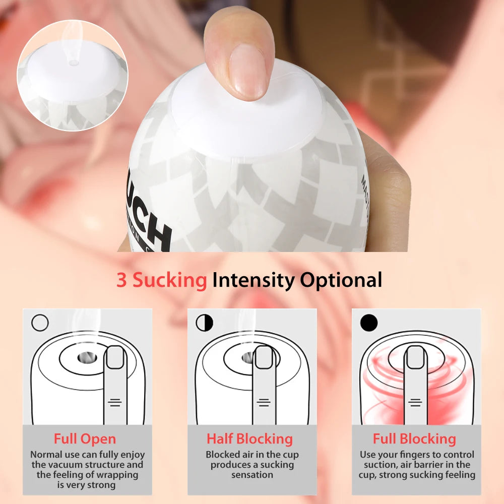 Masturbateur Masculin Réaliste Étanche En Silicone Médical Hypoallergénique Avec Texture Interne Détaillée Vagin by LSDLBoutique