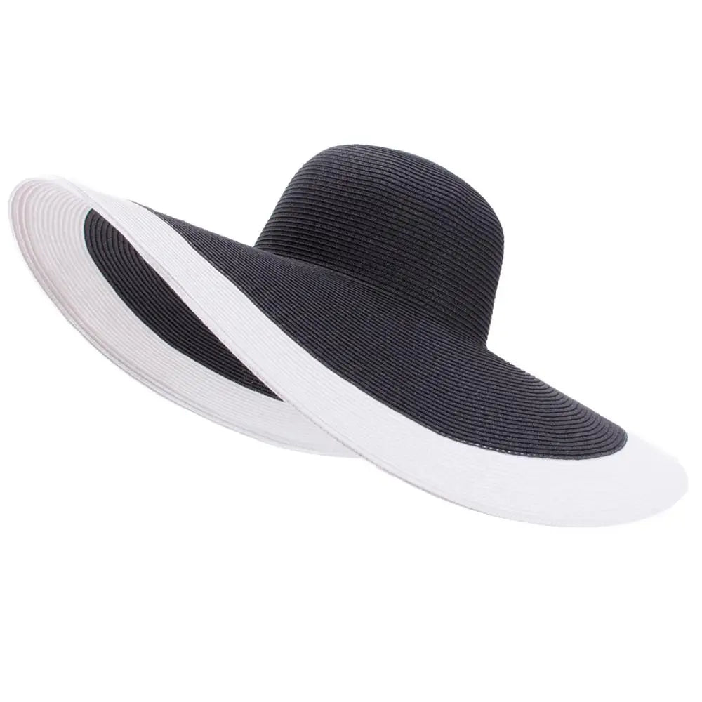 Chapeau de paille pliable à large bord – Lawliet A330