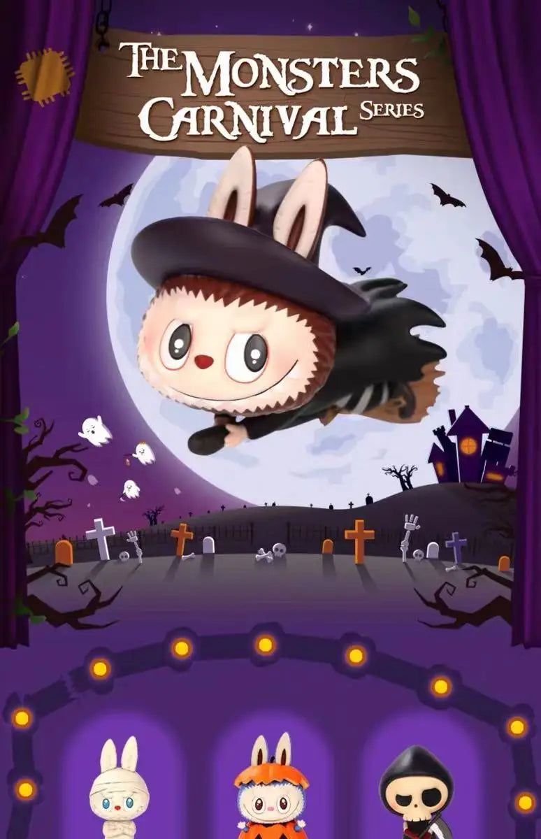 Pop Mart Labubu Halloween Monster Figur PVC 8 ​​cm