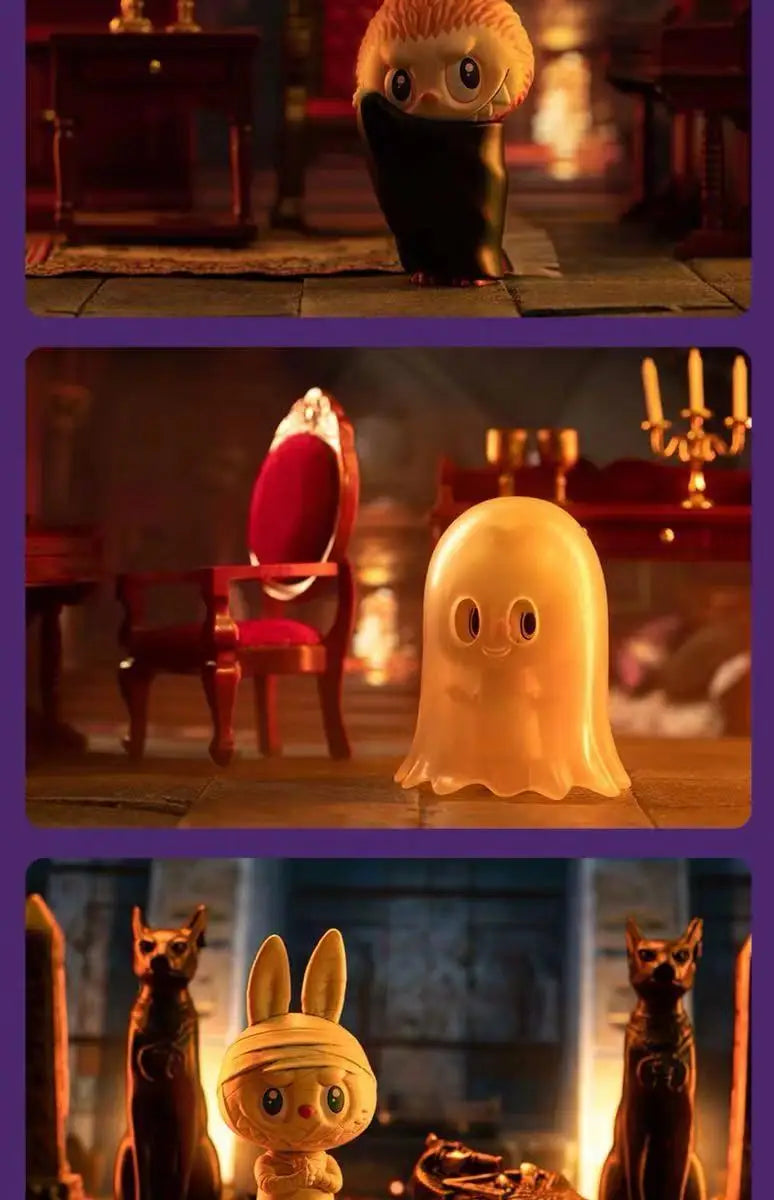 Pop Mart Labubu Halloween Monster Figur PVC 8 ​​cm