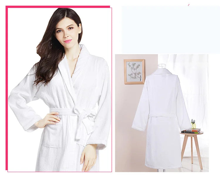 Robe de bain Unisexe Éponge Lavande