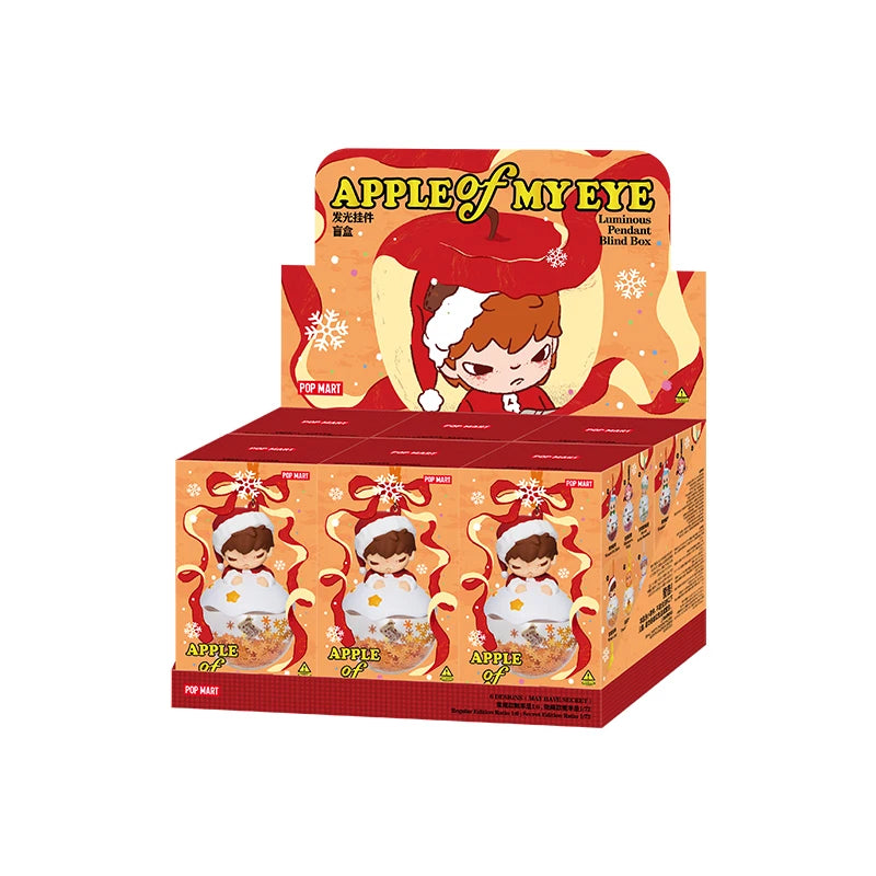 POP MART Leuchtender Anhänger „Apfel meines Auges“ Kawaii-Figur