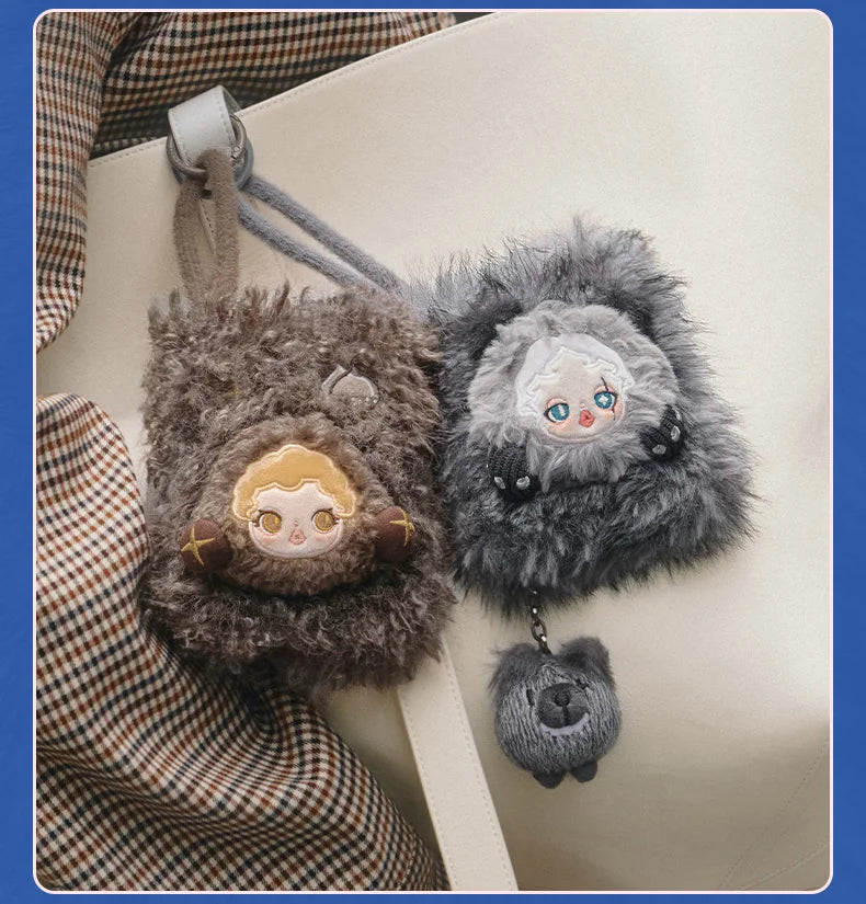 POP MART SkullPanda Mini Bag Blind Box Plush Brown