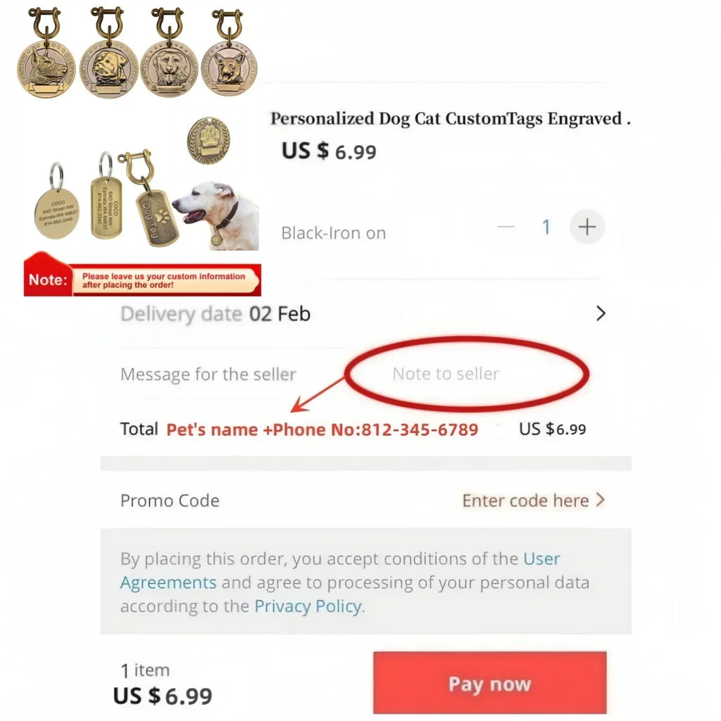 Médaille Gravée Personnalisée Pour Chien Et Chat Plaque Identité Bronze En Acier Inoxydable VIP Élégante Et Durable by LSDLBoutique