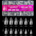 600 pièces pointes d'ongles en Gel souple, pointes d'ongles en acrylique transparent demi-matte pointes de faux ongles pré-forme pour outils de manucure d'extension d'ongle by LSDLBoutique.ch