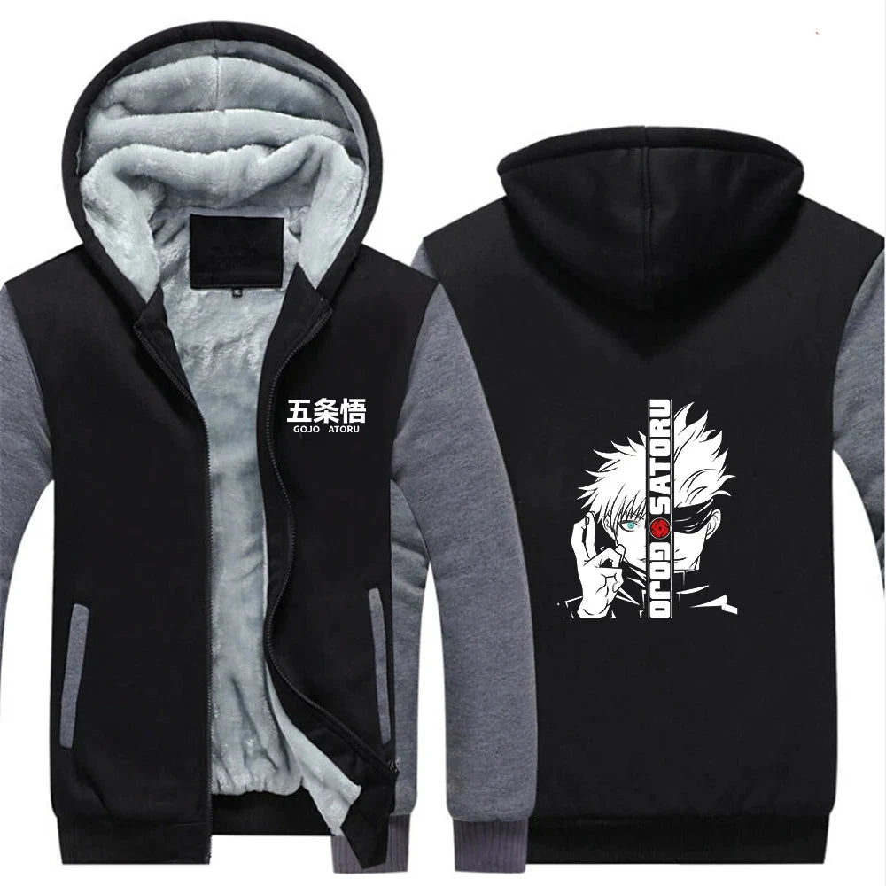 Patchwork Jujutsu Kaisen Gojo Satoru Kapuzenpullover