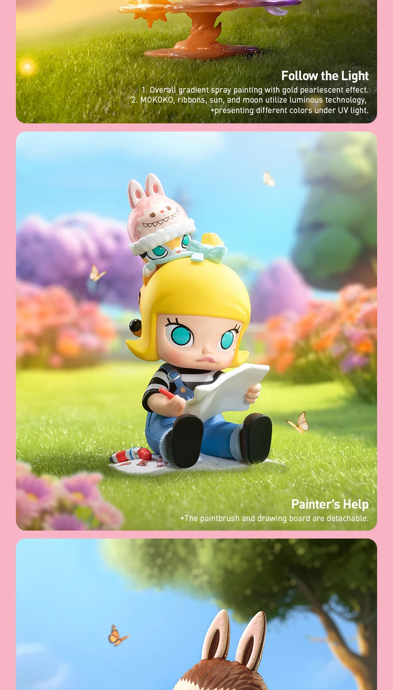 POP MART Mokoko Figur PV Blind Box Kawaii Kollektion
