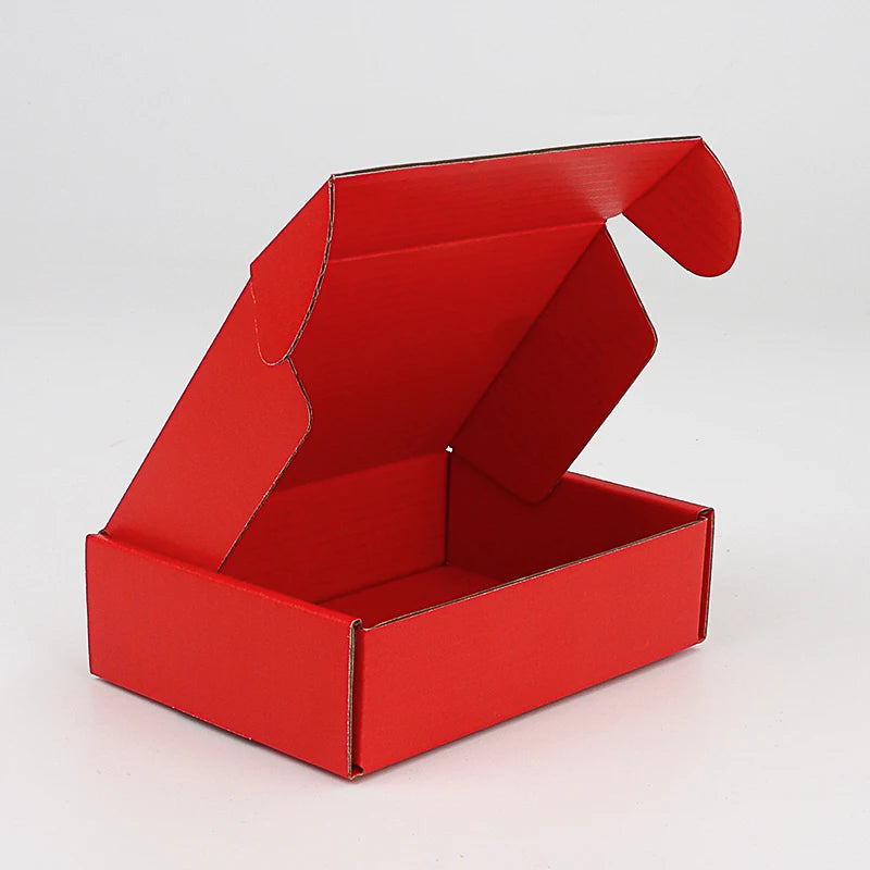 Dicke Faltschachtel, dreilagiger Karton, 10er-Packung in verschiedenen Farben