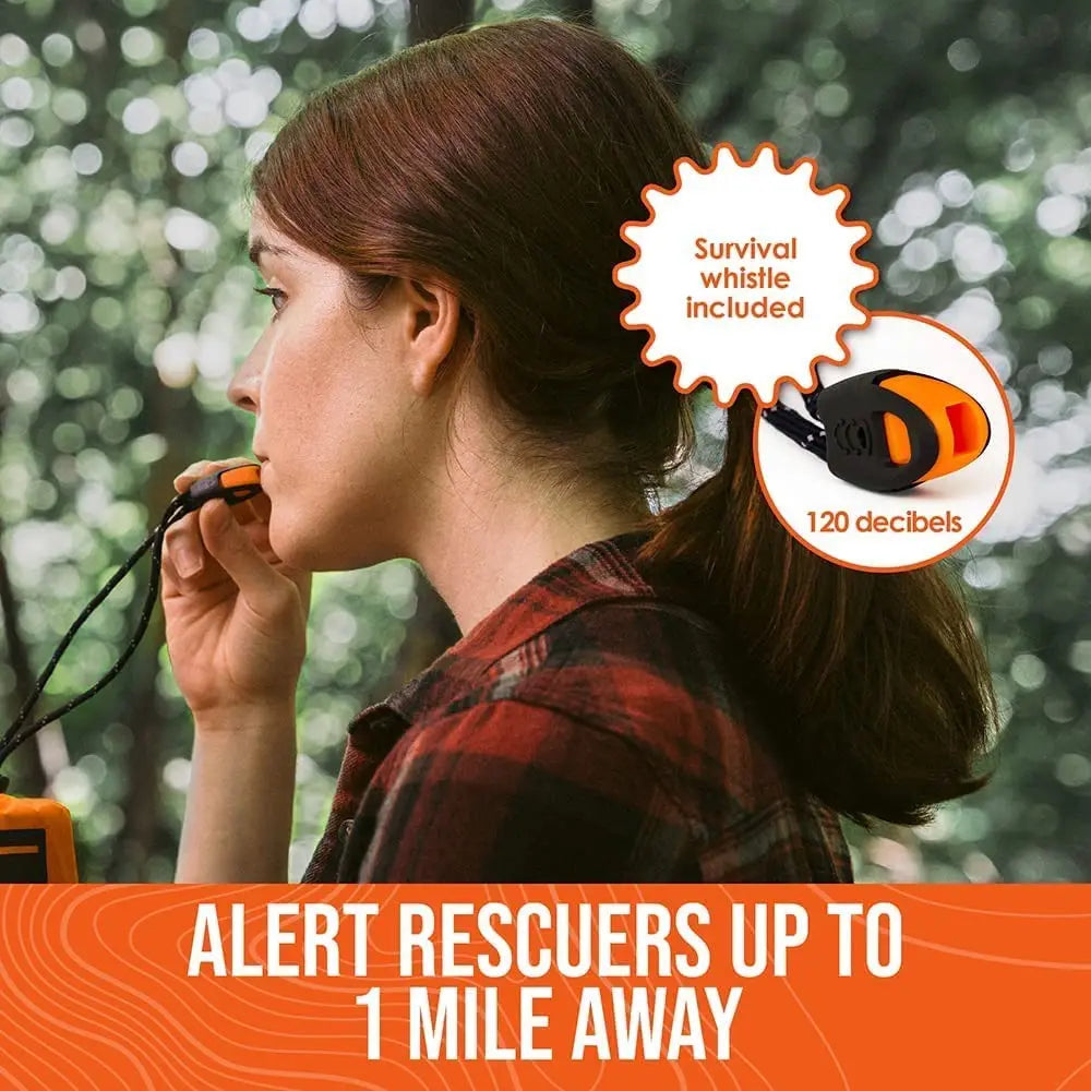 Wasserdichtes 2-Personen-Überlebenszelt-Set mit Mylar-Biwaksack