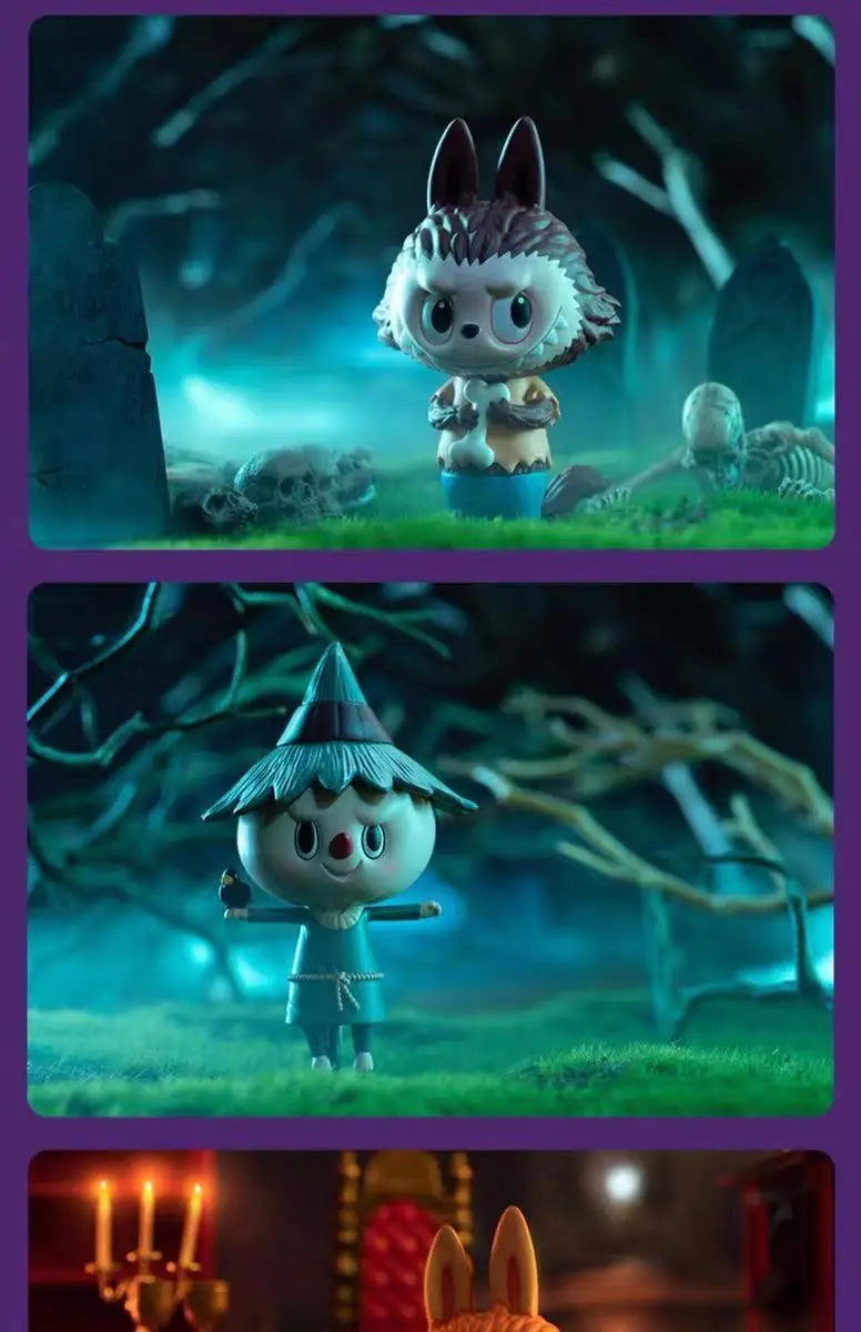 Pop Mart Labubu Halloween Monster Figur PVC 8 ​​cm