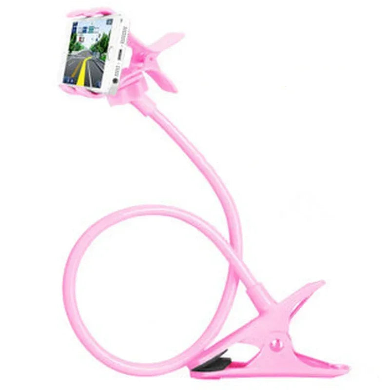 VIKEFON Support Clip Téléphone Flexible 70 cm Bureau Lit