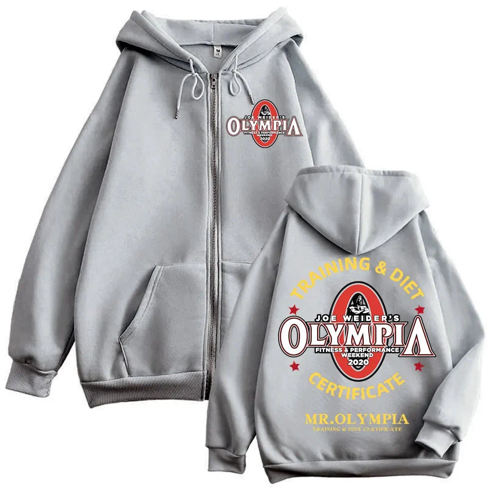 Oversized Herren-Kapuzenpullover mit Reißverschluss aus 100 % Baumwolle