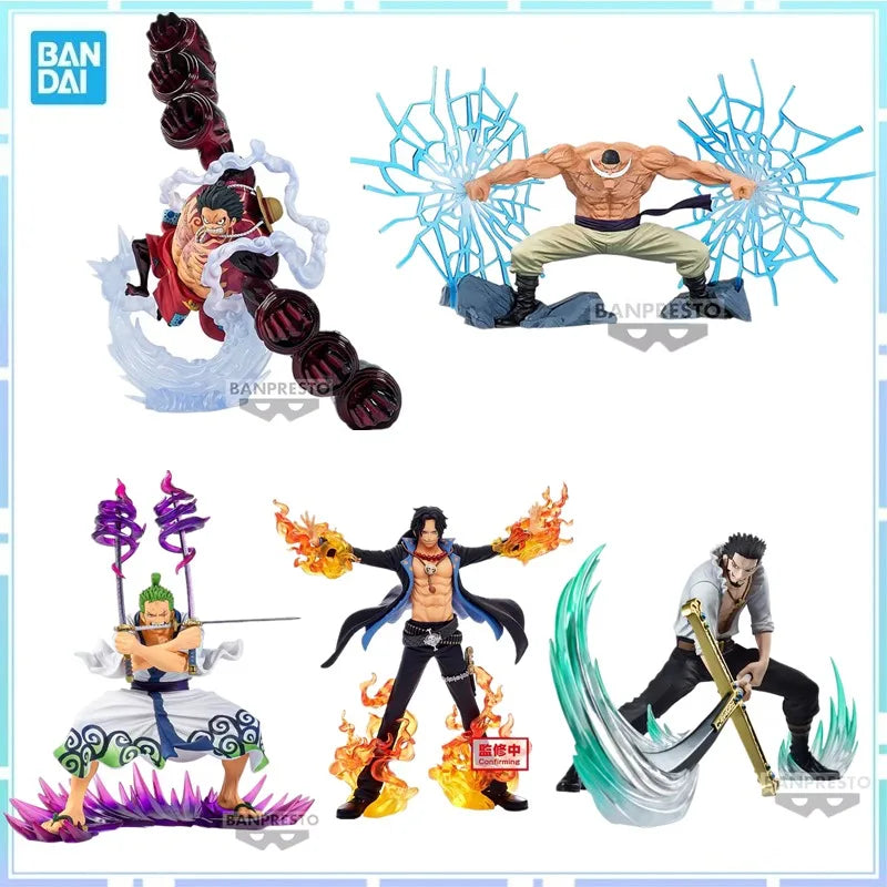 Bandai Original Banpresto Anime One Piece DXF Special Luffy Zoro Ace Edward Newgate Dracule Mihawk Figuren Modellspielzeug