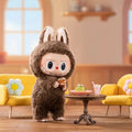 POP MART Die Monster Labubu Macaron Braune Vinylfigur