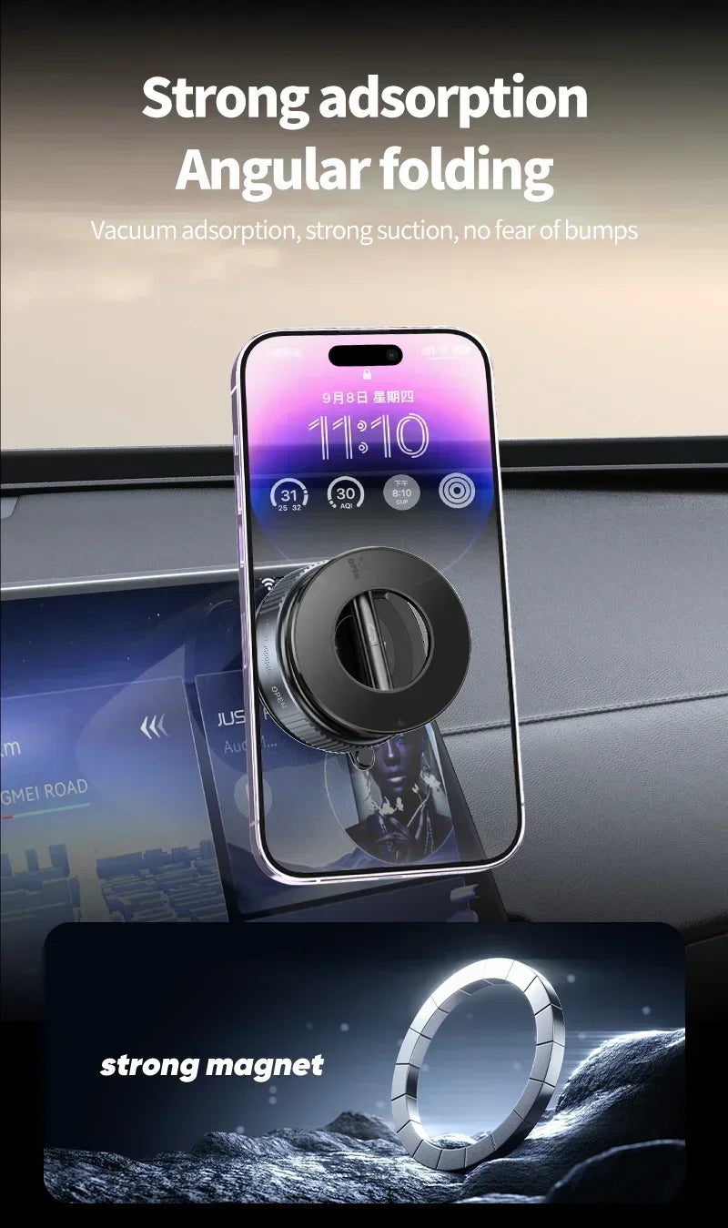 Xiaomi Support Téléphone Magnétique Pliable 360 Deg Voiture