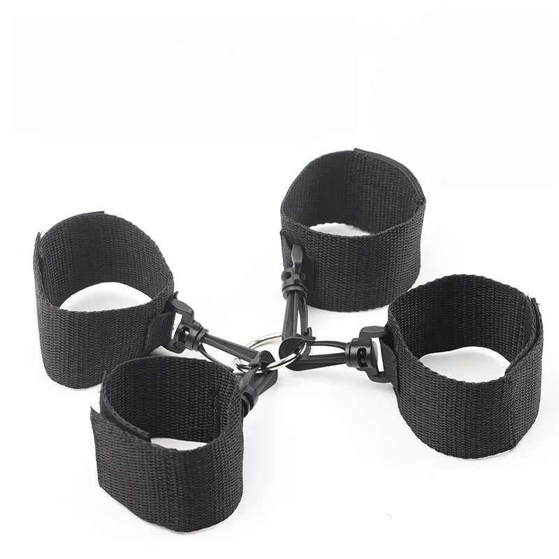 Ensemble d'accessoires bondage réglables en nylon 