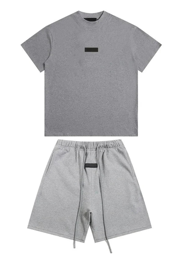Unisex Sommer-Garten-T-Shirt und Shorts Set