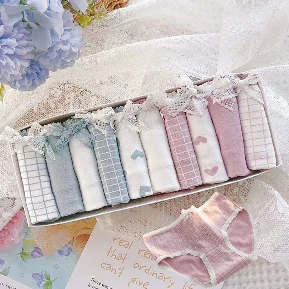 Jog MCERG Culotte Femme Coton Élasthanne Doux Lot de 10