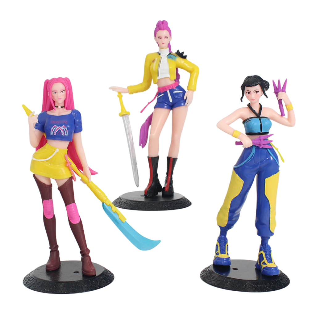 Figurines de chasseurs de démons Kpop, figurines Huntrix, jouet Derpys Tiger Rumi Brainrot, ornement, tendance 2026 by LSDLBoutique.ch