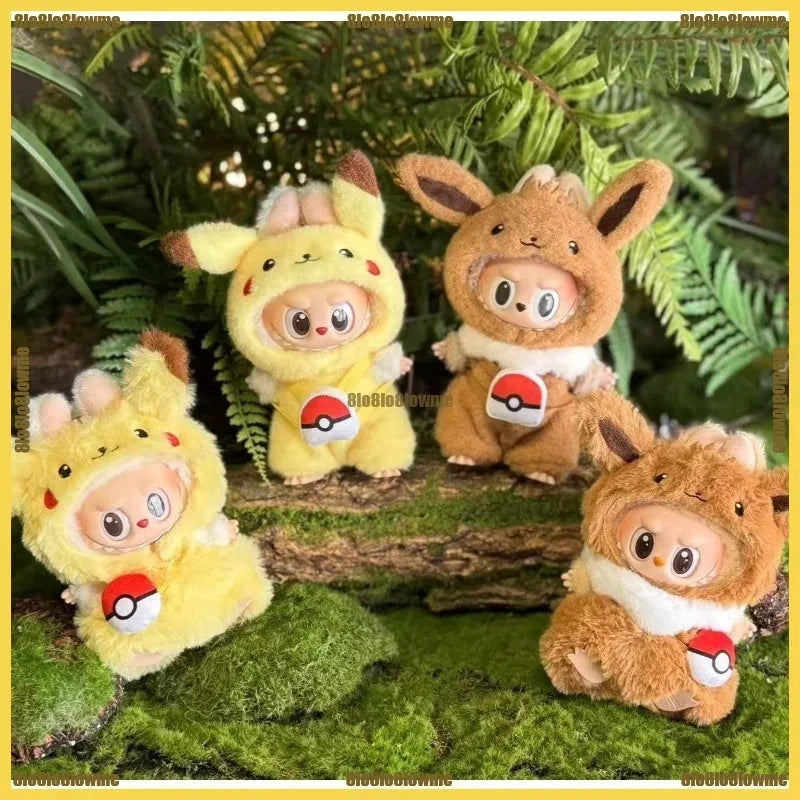 Labubu Modepuppe 1 von 3 Plüschkleidung Cartoon