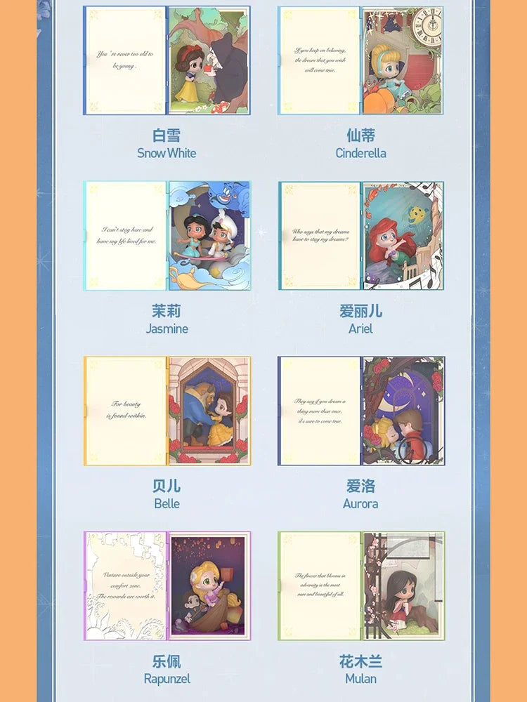 POP MART Disney Prinzessinnen Märchen Szenen-Set Blindbox