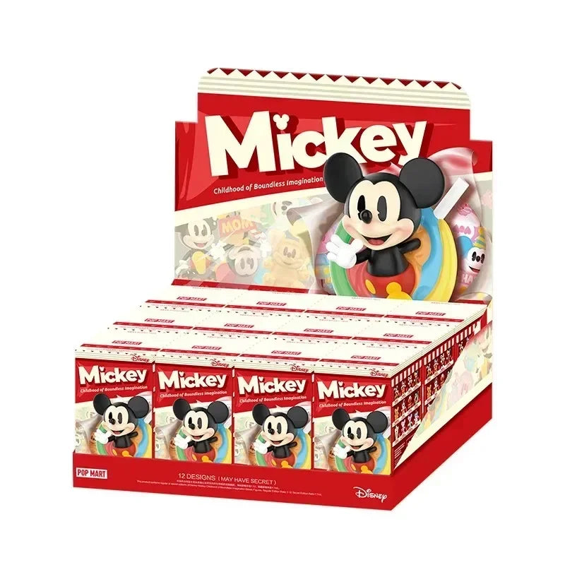 POP MART Mickey Disney PVC-Figur Kawaii Mehrfarbig