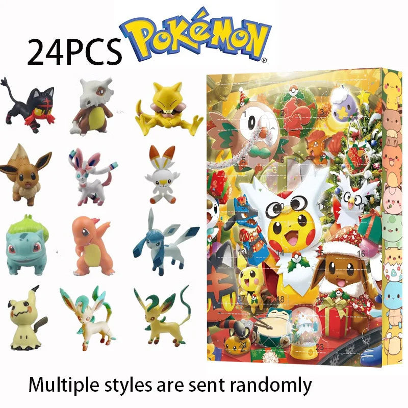 Bandai Calendrier De L Avent Pokémon 24 Figurines Pikachu Et Amis Pret A Jouer Exposer by LSDLBoutique.ch