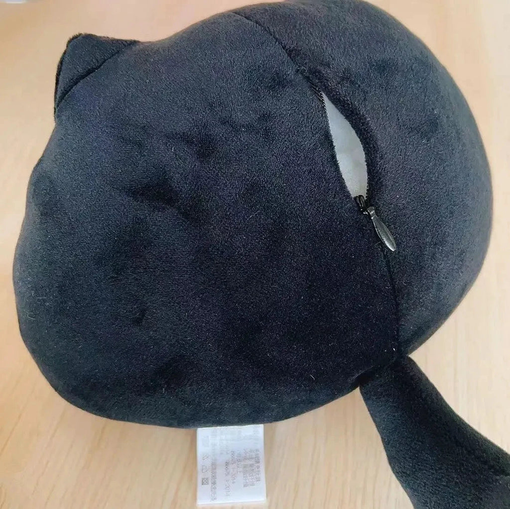 Kawaii schwarze Katze Plüschtier 20cm Weiche Zimmerdekoration