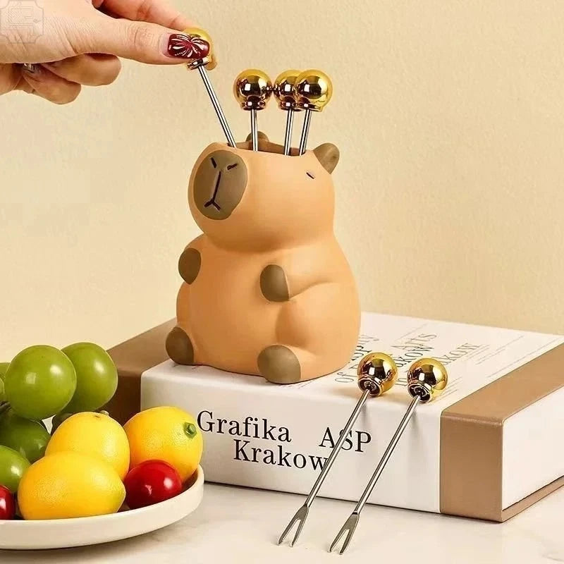 Capybara Pen Holder — Multifunctional Desk Organizer