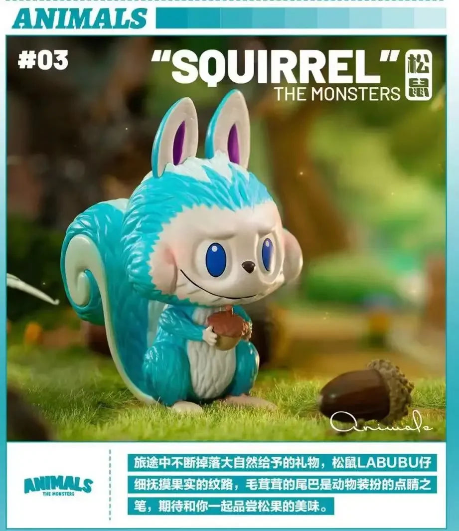 Pop Mart Labubu Brown Monster Figurine Blind Box