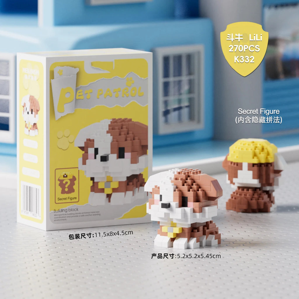 Mini Blocs De Construction Animal Chiens Chats Kit A Assembler Jouets Educatifs Pour Enfants 10 12 Ans Cadeau by LSDLBoutique.ch