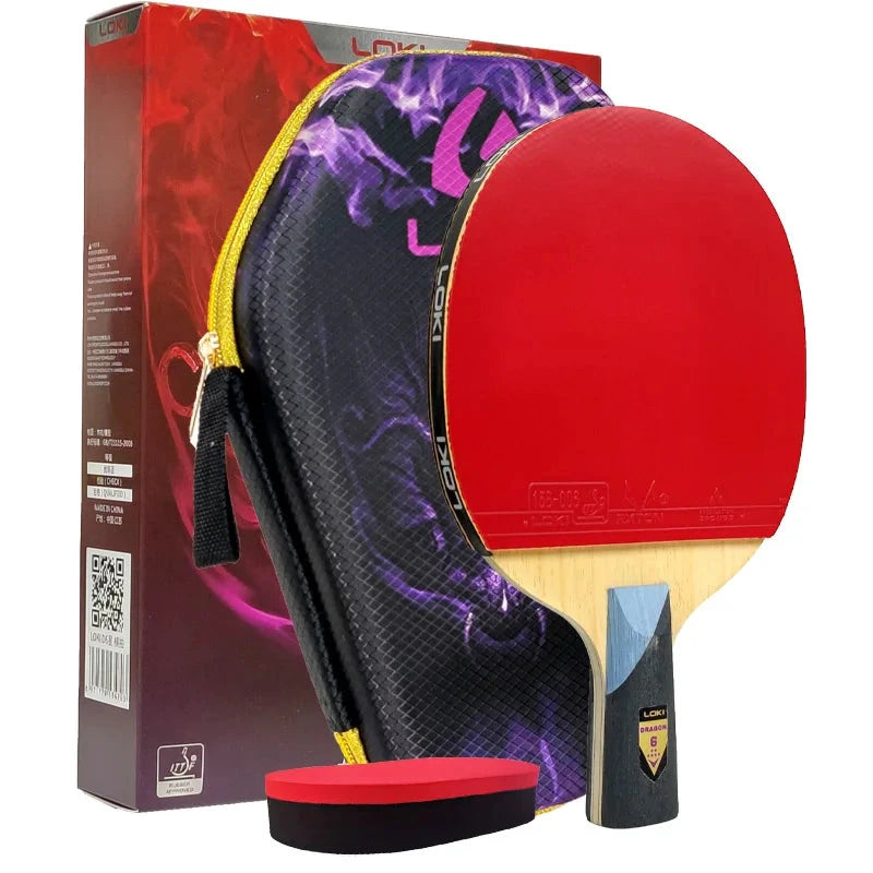 Loki Dragon Tischtennisschläger, 7-lagiges Carbonholz