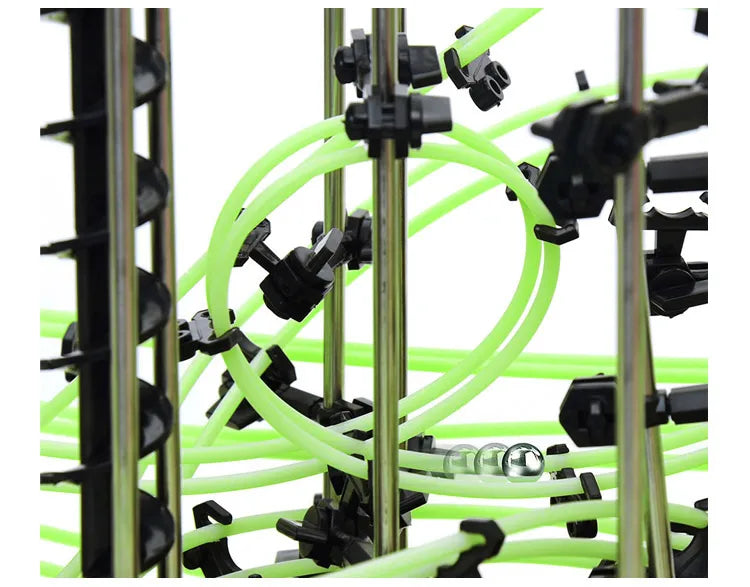 Boule de montagnes russes lumineuse Spacerail, labyrinthe de course, jeux de piste de course, niveau 2 3 4, modèle d'ascenseur électrique, jouet scientifique éducatif by LSDLBoutique.ch