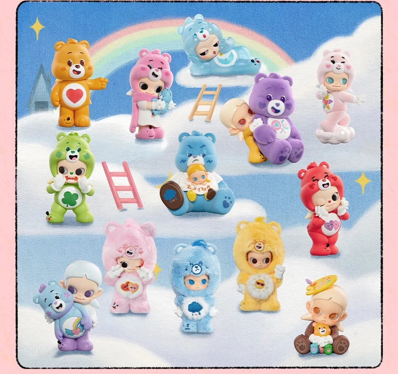 POPMART CareBears x Zsiga série boîte aveugle devinez sac décoration de bureau modèle mignon cadeau fille sac aveugle jouets Figure d'anime by LSDLBoutique.ch