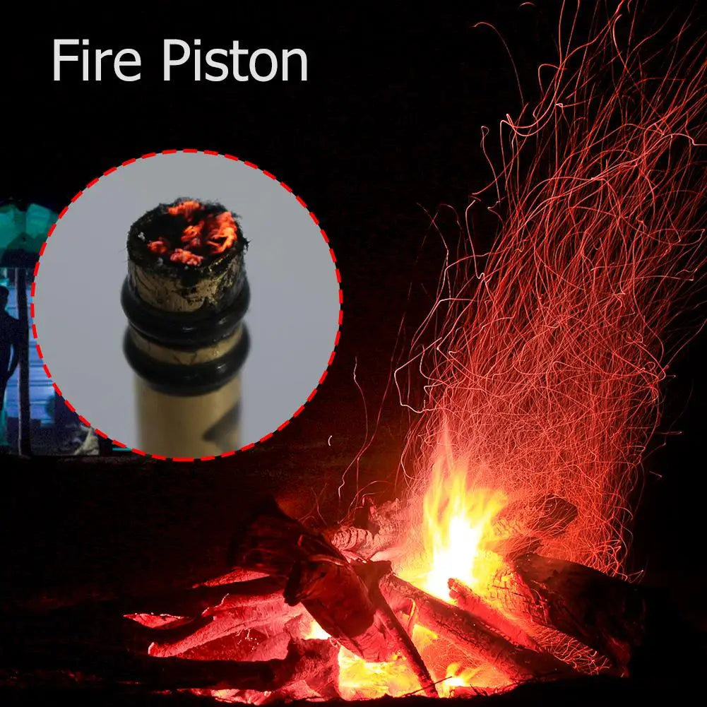 Piston À Feu En Laiton Allume Feu Par Compression Pour Outdoor Et Survie Durable Et Compact by LSDLBoutique