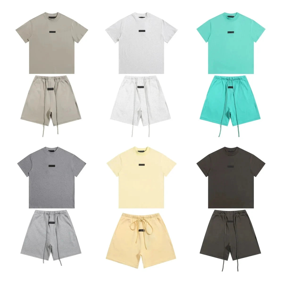 Unisex Sommer-Garten-T-Shirt und Shorts Set
