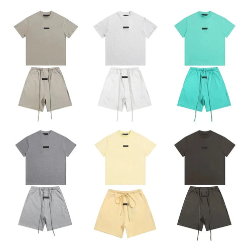 Unisex Sommer-Garten-T-Shirt und Shorts Set