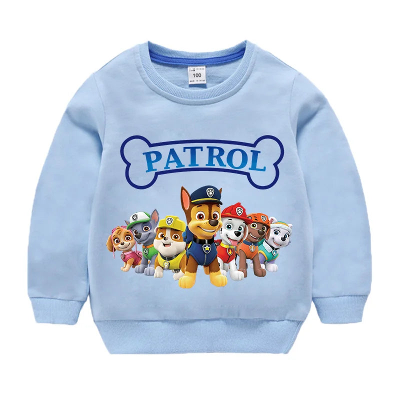 Sweat-shirt à capuche pour Sport, mignon, Paw Patrol, décontracté, dessin animé Paw Patrol, Patchwork, pull, automne, vêtements de Sport, cadeaux d'anniversaire, 2024 by LSDLBoutique.ch