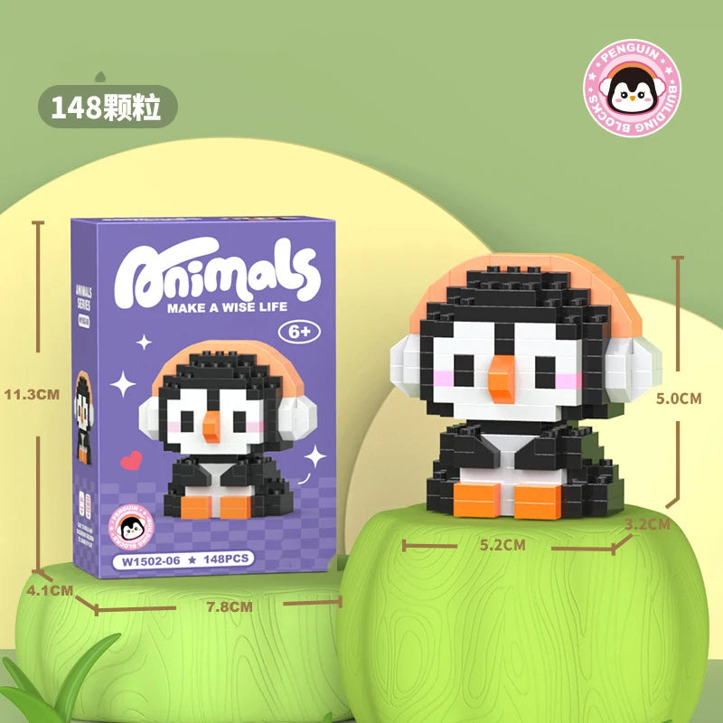 Ensemble De Briques Animaux Micro Blocs De Construction Pour Enfants Adultes Décoration Jouets Compatibles Lego ABS by LSDLBoutique.ch