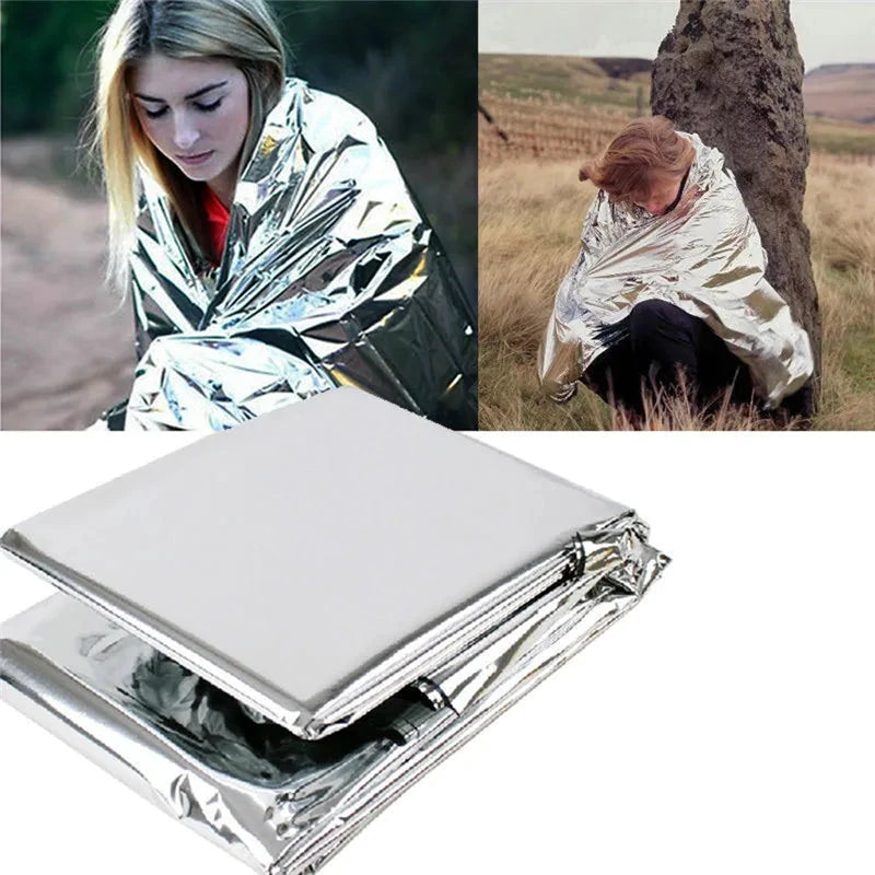 Couvertures Survie Mylar Réfléchissant Lot Trois Étanches - LSDLBoutique