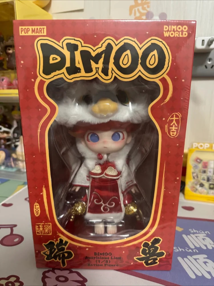 Pop Mart Dimoo Glückslöwenfigur 1/8 Kawaii