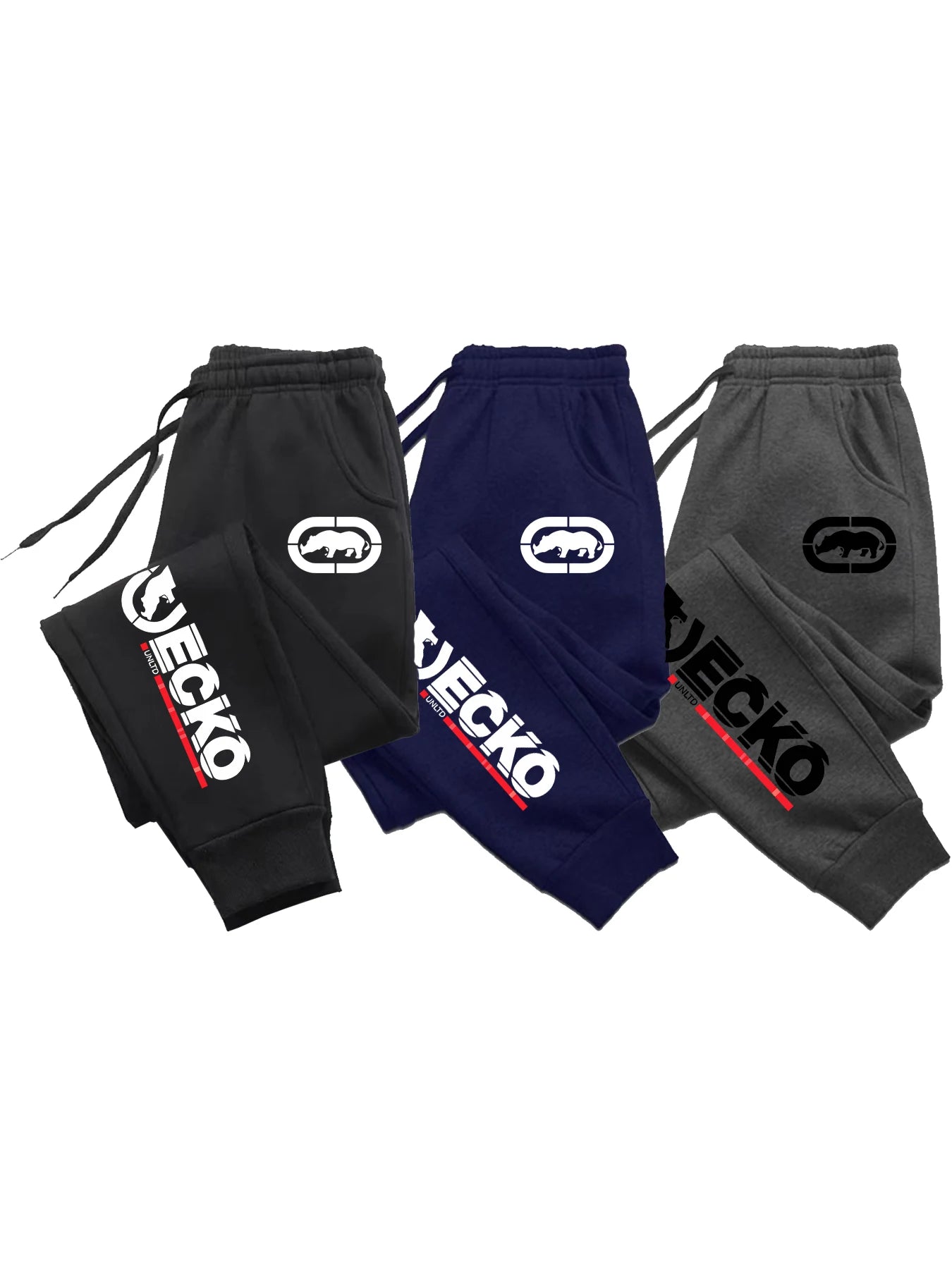 Ensemble Survêtement Homme 3 Pièces Pantalons Jogging Unis