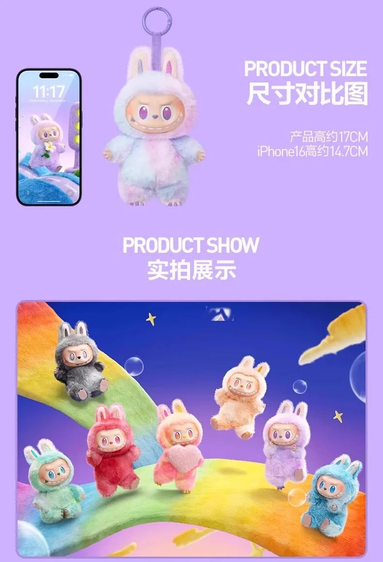 Pop Mart Labubu Big Into Energy Plüsch-Schlüsselanhänger 17 cm