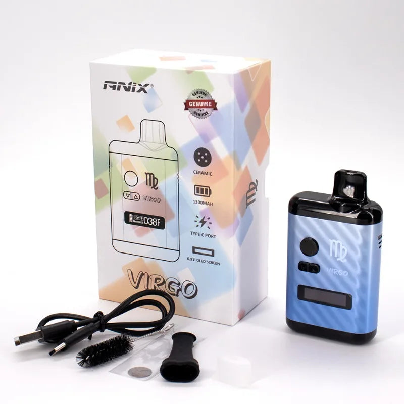 Tragbarer Vaporizer ANIX VIRGO – Temperaturkontrolle, OLED-Display