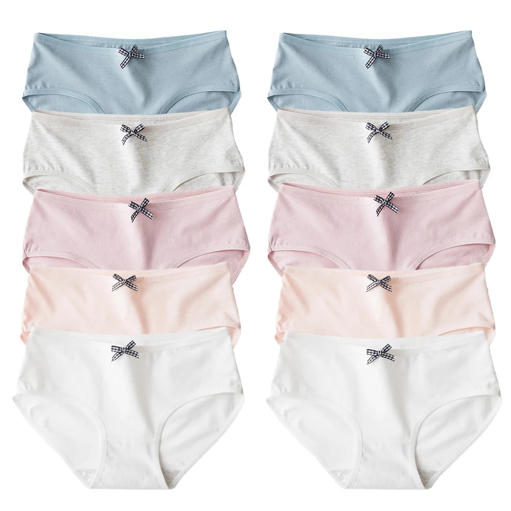 Jog MCERG Culotte Femme Coton Élasthanne Doux Lot de 10