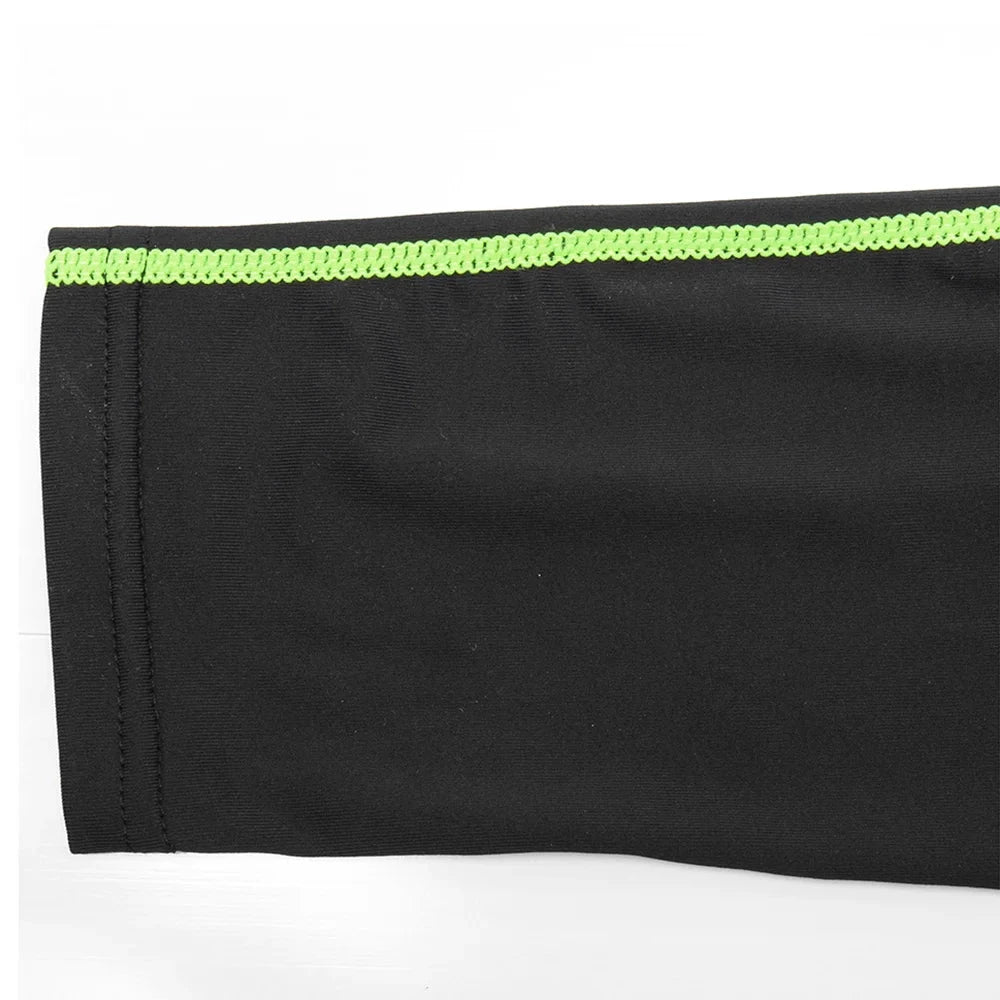 Red Bull Langarm-Kompressionsshirt Weiß Schnelltrocknend